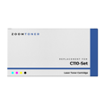 thumbnail image 1 of Zoomtoner Compatible with Okidata C110 Set Laser Toner Cartridge - Regular Yield - Cyan Magenta Yellow Black, 1 of 4
