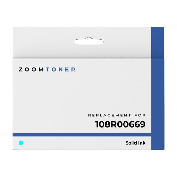Zoomtoner Compatible with Xerox 108R00669 Solid Ink - Regular Yield - Cyan