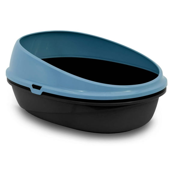Zoonee ECO Open Top Cat Litter Box with Removable Sifting Pan, 100% Recycled Plastic