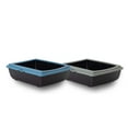 thumbnail image 1 of Zoonee Eco Open Top Cat Litter Box - 100% Recycled Plastic, Green, 1 of 2