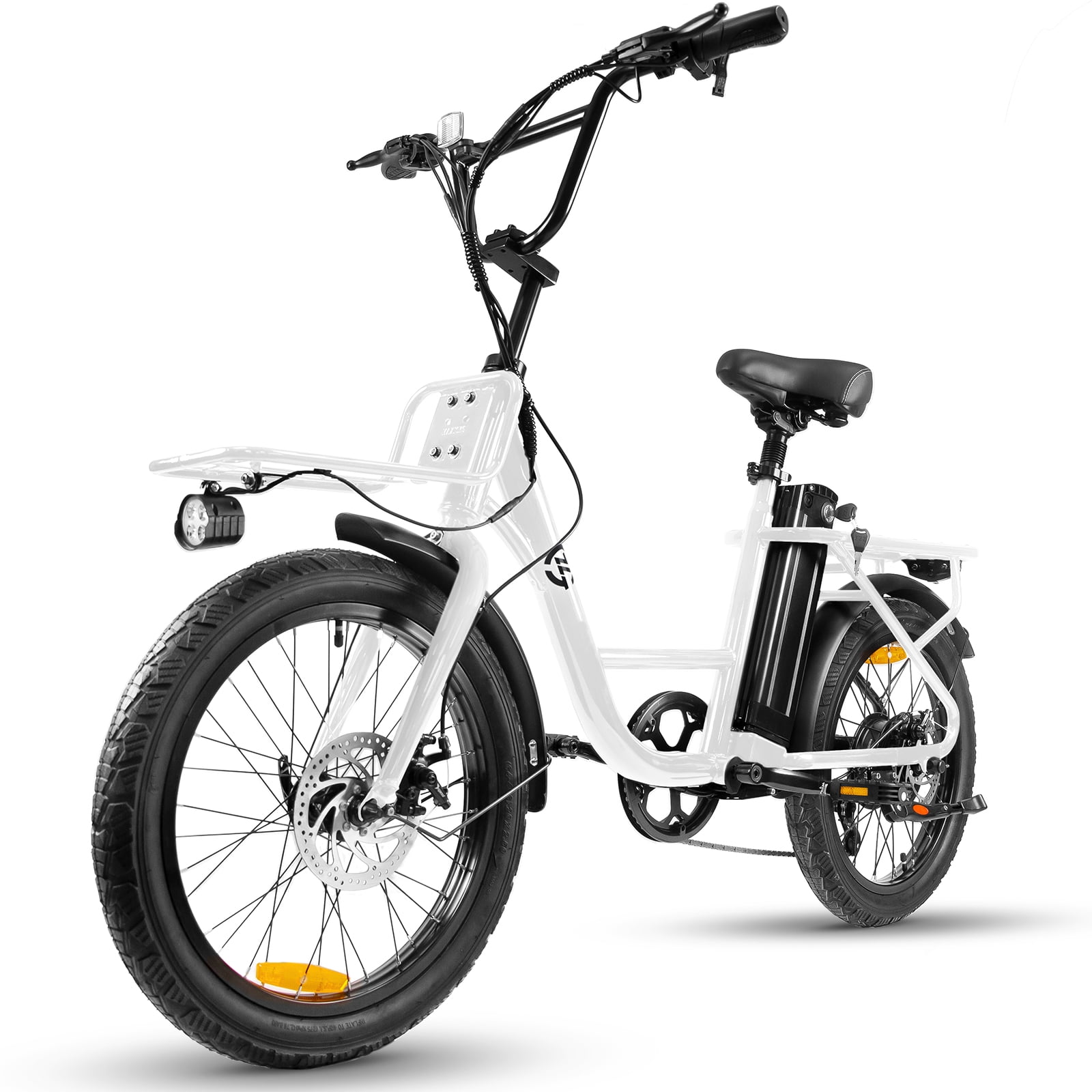 Zoonlai Electric Bike for Adults,750W Motor 48V 10Ah Removable Battery,20" Fat Tire,City Urban Commuting Bicycles,UL2849
