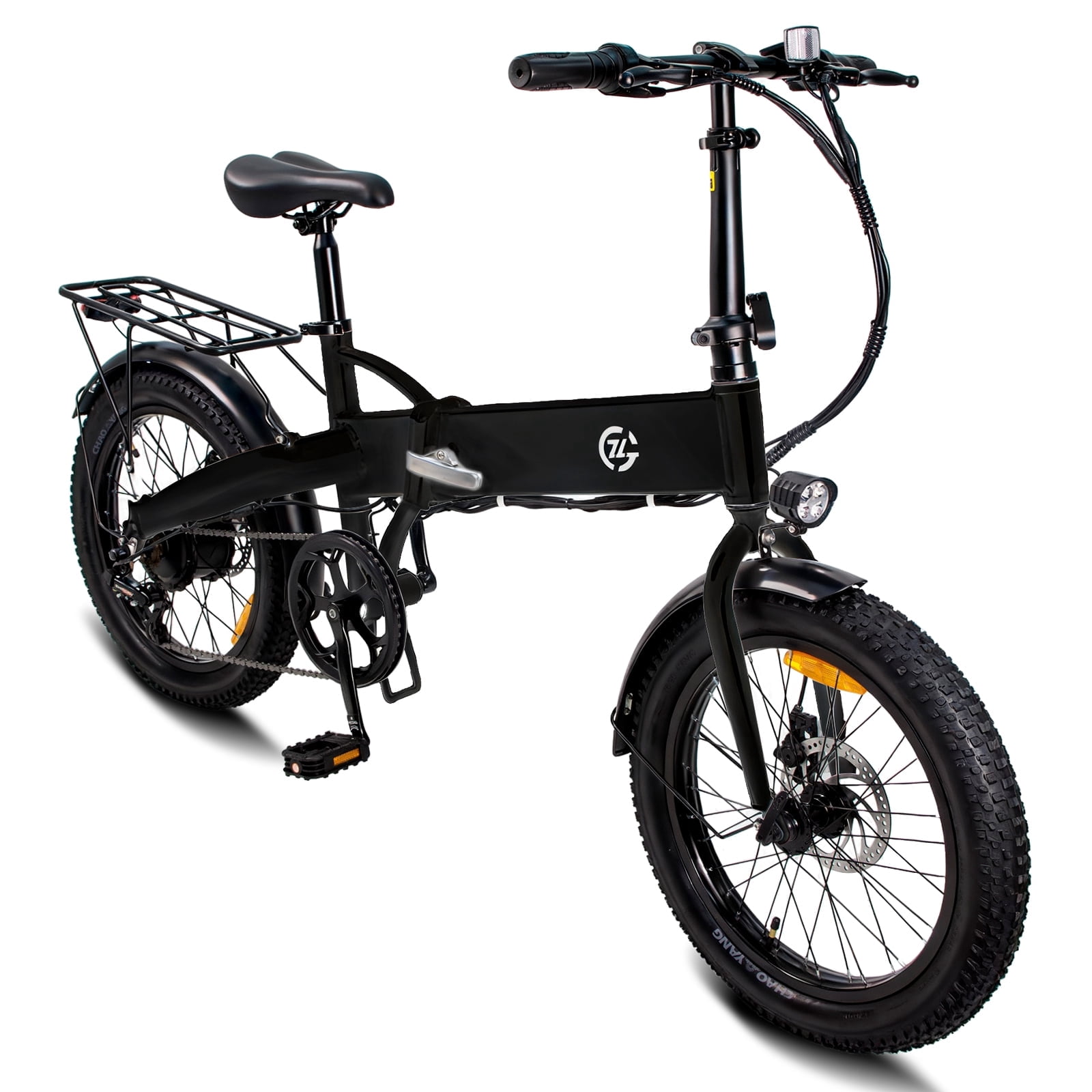 Zoonlai Electric Bike for Adults,500W Motor Foldable 48V 10.4.4Ah Removable Battery,20" Fat Tire,City Urban Commuting Bicycles,UL2849