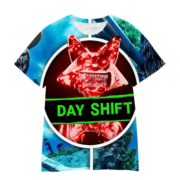 Zoonomaly Merch T-shirt Trend 3D Printing Casual Short-sleeved Men And Women Hip-hop Tops