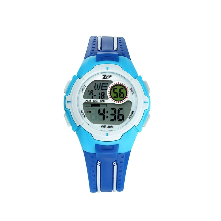 Zoop Digital Round Dial Watch for Kids Multi Color Digital