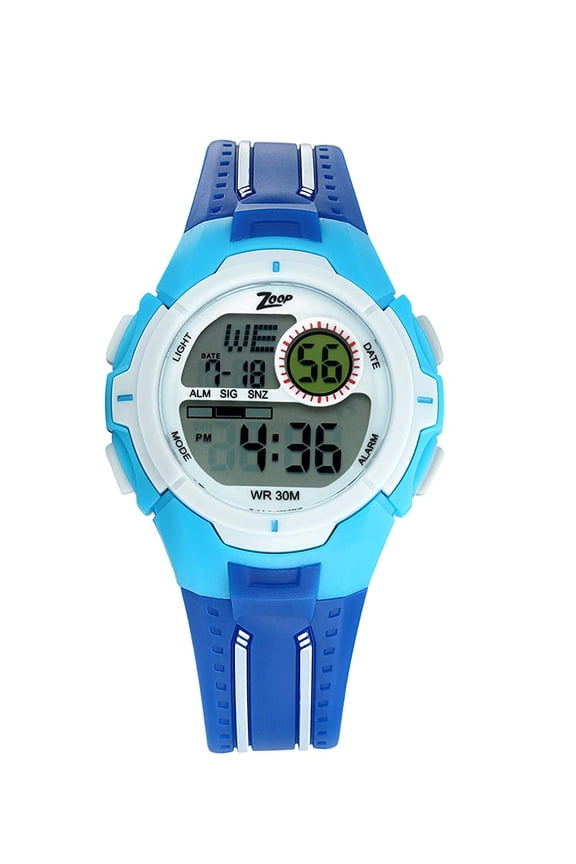 Zoop Digital Round Dial Watch For Kids-Multi color Digital