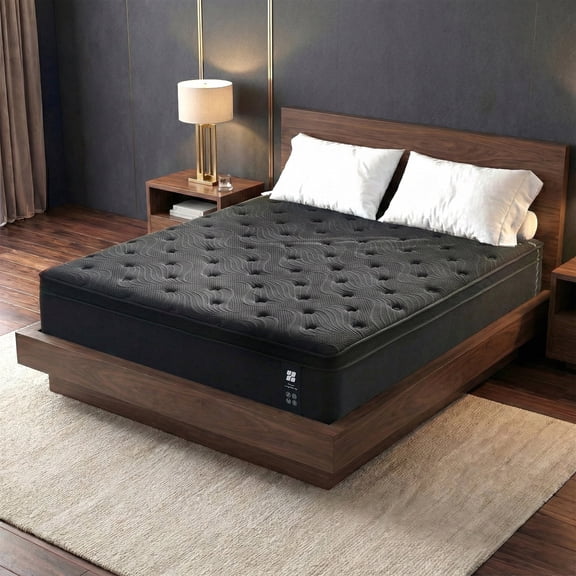 Zoopower 12" Full Size Mattress, Medium Firm Pocket Spring Hybrid Mattress in a Box,Edge Support,CertiPUR-US Certified