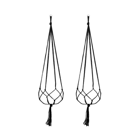 Zooraco Hanging Planters for Indoor Plants,Clearance,Macrame Plant Hanger,2PCS Plant Hanger Flower Pot Cotton Rope Wall Plant Holder Indoor,Hanging Baskets for Plants,Hanging Pots for Plants Indoor