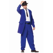 Men's Mobster Blue Zoot Suit Adult Costume