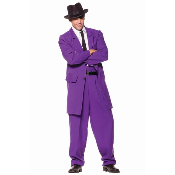 Underwraps Zoot Suit Mobster Purple Adult Costume
