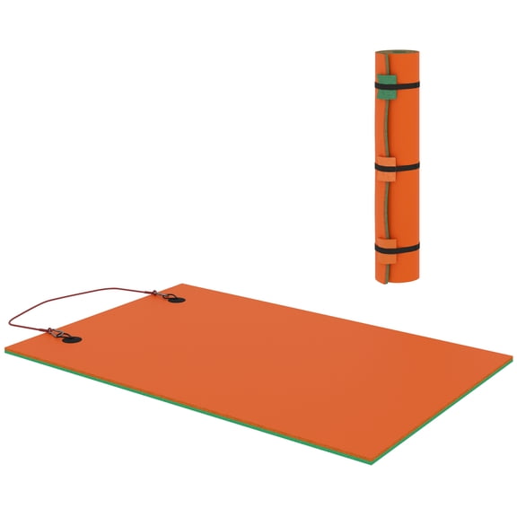 Zootealy 9 ft x 6 ft Floating Water Mat for Adults, 3-Layer XPE Foam