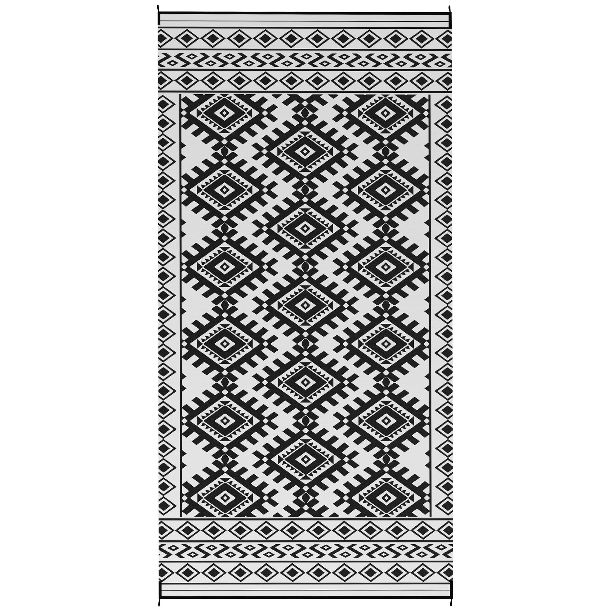 Straw Outside Rug Zootealy 9x18ft Waterproof Reversible Plastic Straw Outdoor Rug with ...