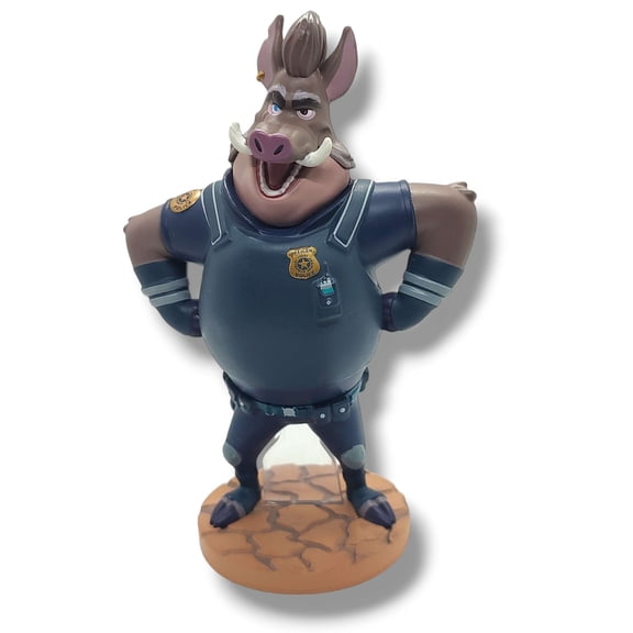 Zootopia 2 Captain Hoggbottom Mini PVC Figure