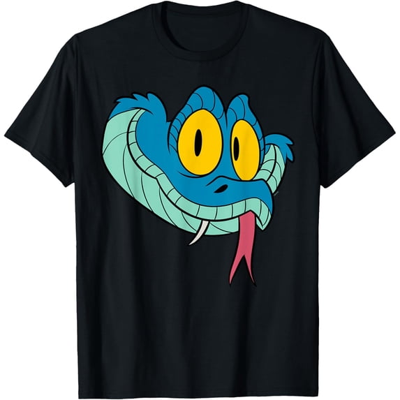 Zootopia 2 Gary De'Snake Big Face Halloween T-Shirt for Fun Costume Parties, Black L