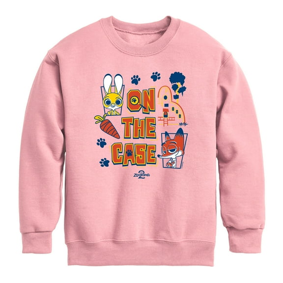 Zootopia 2 - Judy And Nick On The Case - Toddler Crew Fleece Sweatshirt