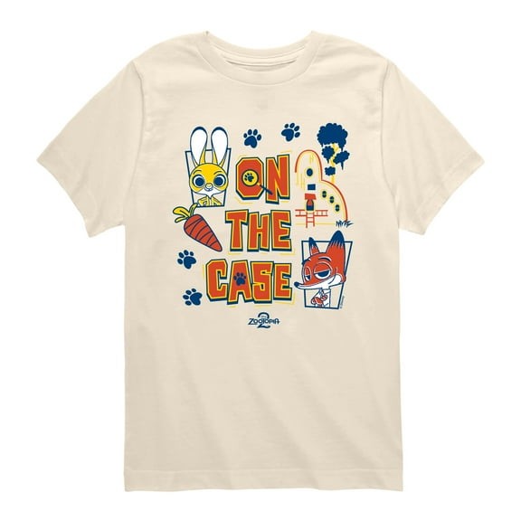 Zootopia 2 - Judy And Nick On The Case - Youth Short Sleeve Graphic T-Shirt