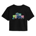 thumbnail image 1 of Zootopia 2 - Nick, Judy, And Friends - Juniors Cropped Short Sleeve Graphic T-Shirt, 1 of 5