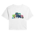 thumbnail image 1 of Zootopia 2 - Nick, Judy, And Friends - Juniors Cropped Short Sleeve Graphic T-Shirt, 1 of 5