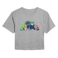 thumbnail image 1 of Zootopia 2 - Nick, Judy, And Friends - Juniors Cropped Short Sleeve Graphic T-Shirt, 1 of 5