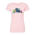 thumbnail image 1 of Zootopia 2 - Nick, Judy, And Friends - Juniors Fitted Short Sleeve Graphic T-Shirt, 1 of 4