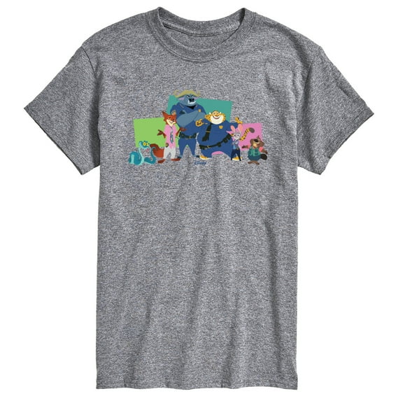 Zootopia 2 - Nick, Judy, And Friends - Men's Short Sleeve Graphic T-Shirt