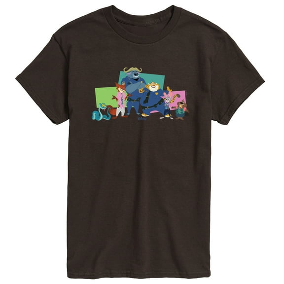 Zootopia 2 - Nick, Judy, And Friends - Men's Short Sleeve Graphic T-Shirt