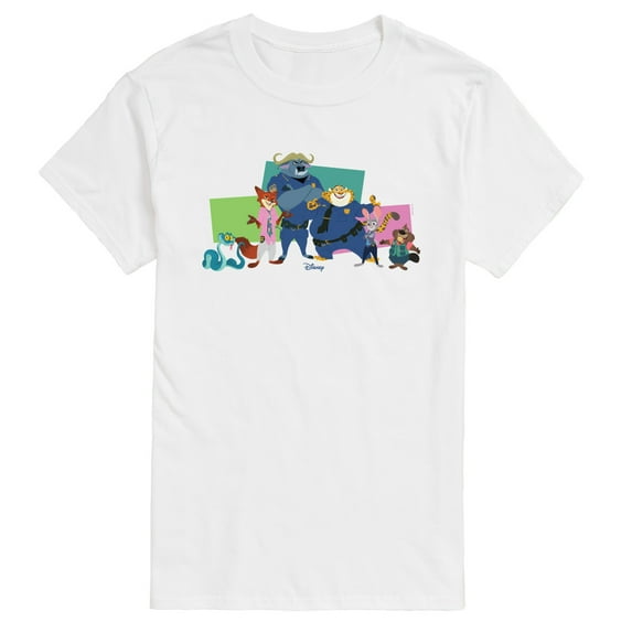 Zootopia 2 - Nick, Judy, And Friends - Men's Short Sleeve Graphic T-Shirt