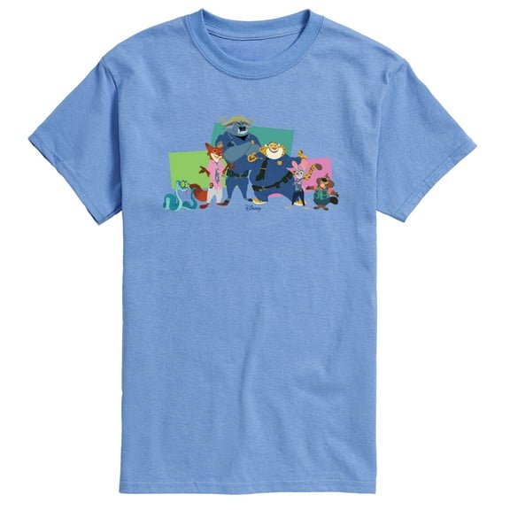 Zootopia 2 - Nick, Judy, And Friends - Men's Short Sleeve Graphic T-Shirt