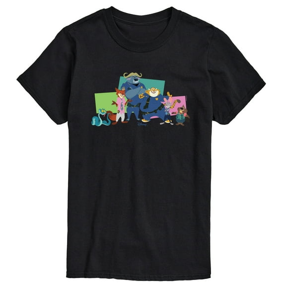 Zootopia 2 - Nick, Judy, And Friends - Men's Short Sleeve Graphic T-Shirt