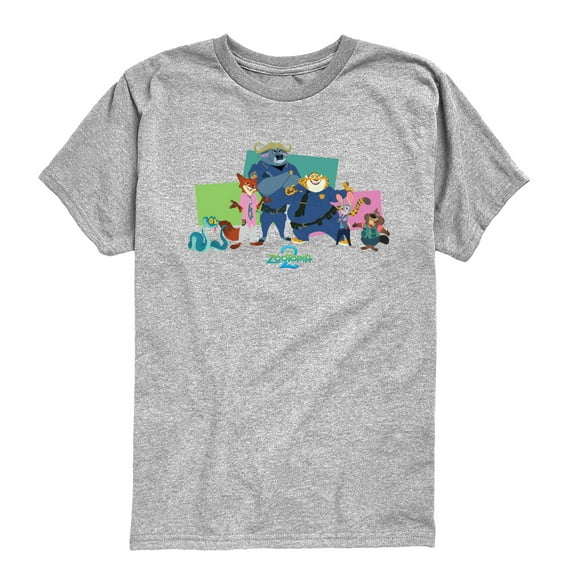 Zootopia 2 - Nick, Judy, And Friends - Toddler Short Sleeve Graphic T-Shirt