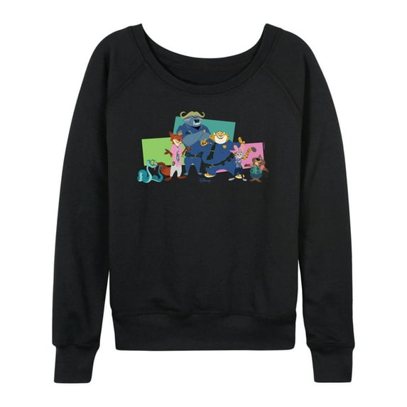 Zootopia 2 - Nick, Judy, And Friends - Women's French Terry Long Sleeve Pullover
