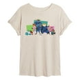 thumbnail image 1 of Zootopia 2 - Nick, Judy, And Friends -Womens Oversized Graphic T-Shirt, 1 of 5