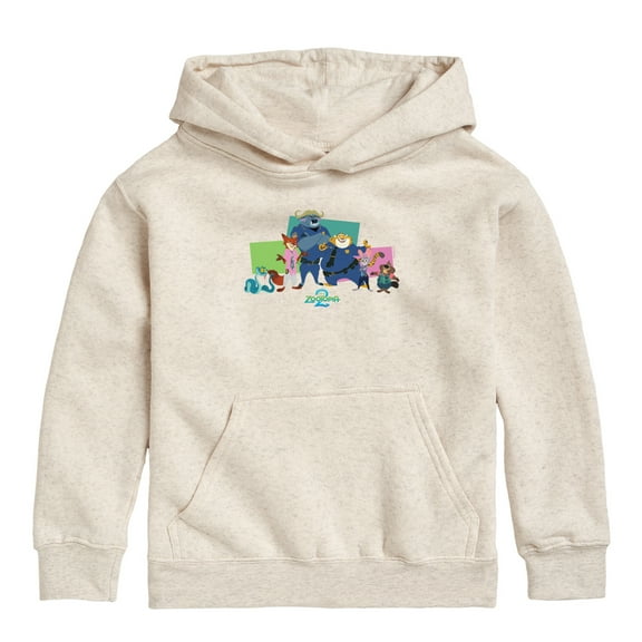 Zootopia 2 - Nick, Judy, And Friends - Youth Pullover Hoodie