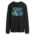 thumbnail image 1 of Zootopia 2 - Nick The Fox Stay Wilde - Men's Long Sleeve Graphic T-Shirt, 1 of 5
