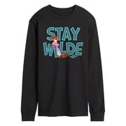 Zootopia 2 - Nick The Fox Stay Wilde Mens Long Sleeve Graphic T-Shirt