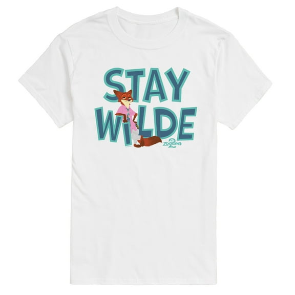 Zootopia 2 - Nick The Fox Stay Wilde - Men's Short Sleeve Graphic T-Shirt