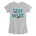 thumbnail image 1 of Zootopia 2 - Nick The Fox Stay Wilde - Toddler Girls Short Sleeve T-Shirt, 1 of 4