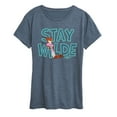 thumbnail image 1 of Zootopia 2 - Nick The Fox Stay Wilde - Women's Short Sleeve Graphic T-Shirt, 1 of 5