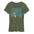 thumbnail image 1 of Zootopia 2 - Nick The Fox Stay Wilde - Women's Short Sleeve Graphic T-Shirt, 1 of 4