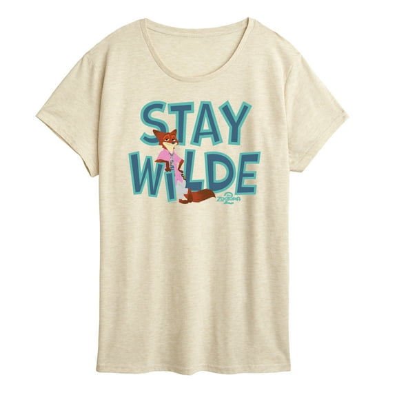 Zootopia 2 - Nick The Fox Stay Wilde - Women's Short Sleeve Graphic T-Shirt