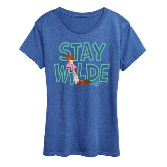 Zootopia 2 - Nick The Fox Stay Wilde - Women's Short Sleeve Graphic T-Shirt