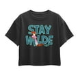 thumbnail image 1 of Zootopia 2 - Nick The Fox Stay Wilde  - Youth Girl Short Sleeve Boxy Tee, 1 of 5