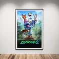 thumbnail image 1 of Zootopia 2 Swamp Judy Nick Detectives poster Wall Art Decor 8x12 UNFRAMED, 1 of 3