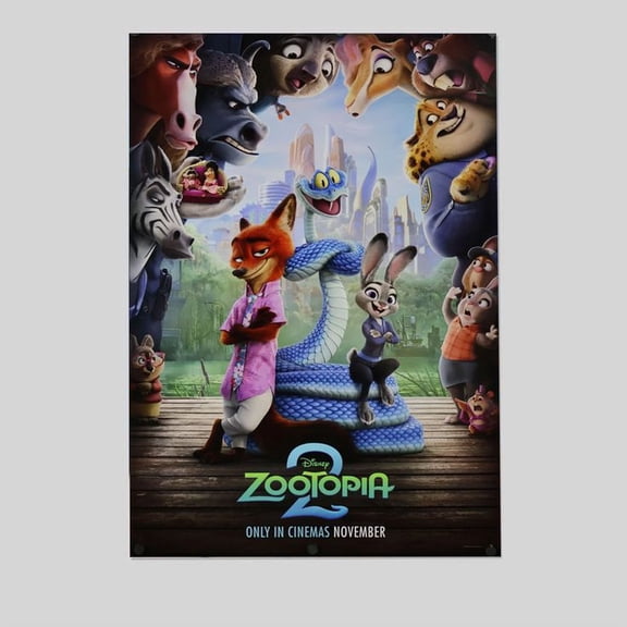 Zootopia 2 - original movie poster 2025 Advance Size 24''x36'' Goldengate