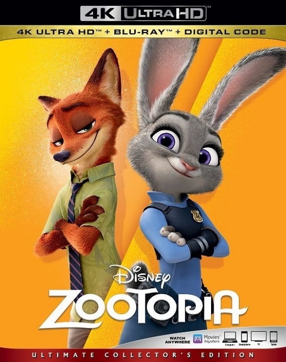 Zootopia (4K Ultra HD + Blu-ray + Digital Code) - Walmart.com
