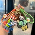 thumbnail image 1 of Zootopia Anime Keychain, Accessories for Backpack, Handbag, Purse Decoration, 1 of 3