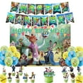thumbnail image 1 of Zootopia Birthday Decorations,Zootopia Party Supplies Set Include Banner, Backdrop, Balloons, Cake Cupcake Toppers, Party Decor Kit., 1 of 5
