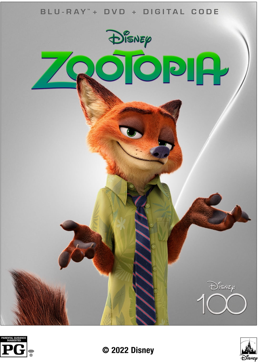 Zootopia (Blu-ray + Digital Code) - Walmart.com