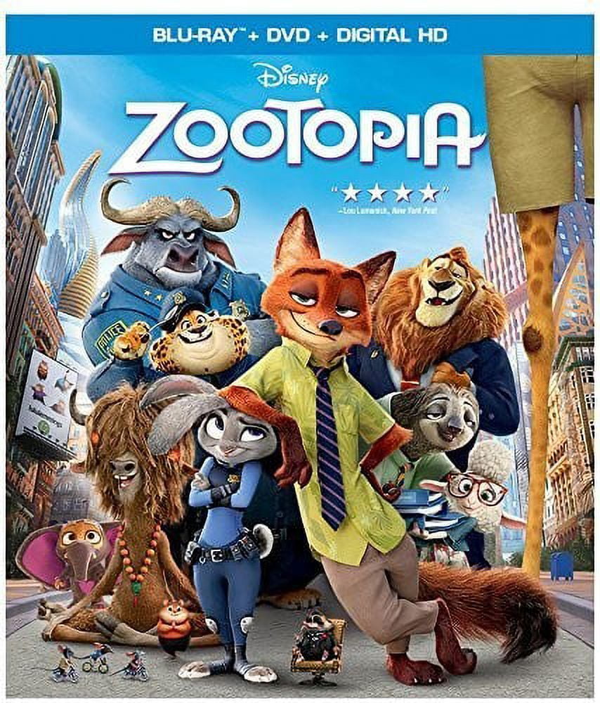 Film Freak Central - Zootopia (2016) - Blu-ray + DVD + Digital HD