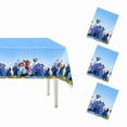 thumbnail image 1 of Zootopia Cartoon Party Tablecloth Set (3-Piece), Featuring Fox, Rabbit, and Snake Characters on Plastic Tablecloth, Perfect for Theme Parties, 70.8 x 42.5 inches, 1 of 4