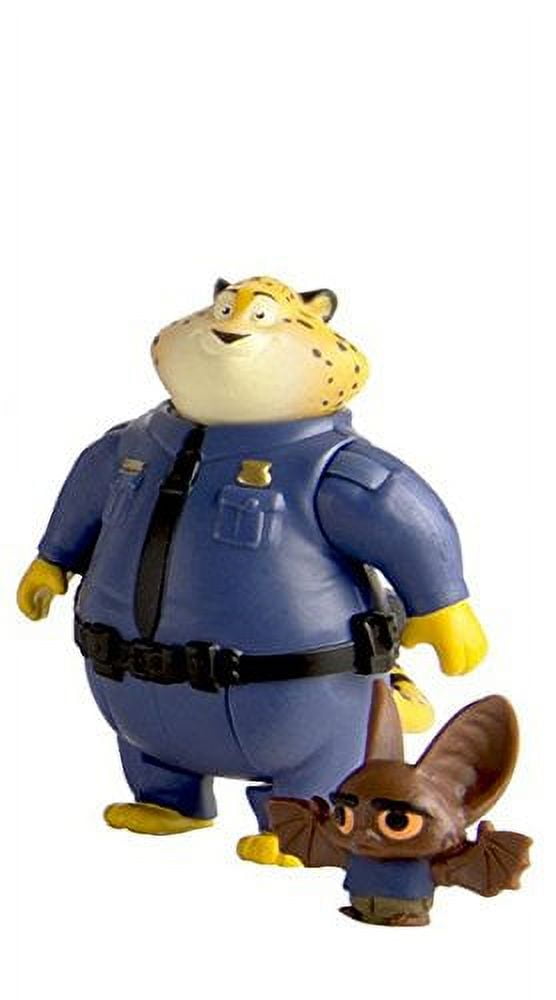 Figuras do filme 'Zootopia' da Disney: Clawhauser & Bat Eyewitness por Tomy